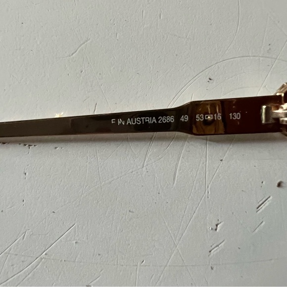 Dior Glasses Rhinestones on Gold frames Real Vintage - Picture 8 of 9